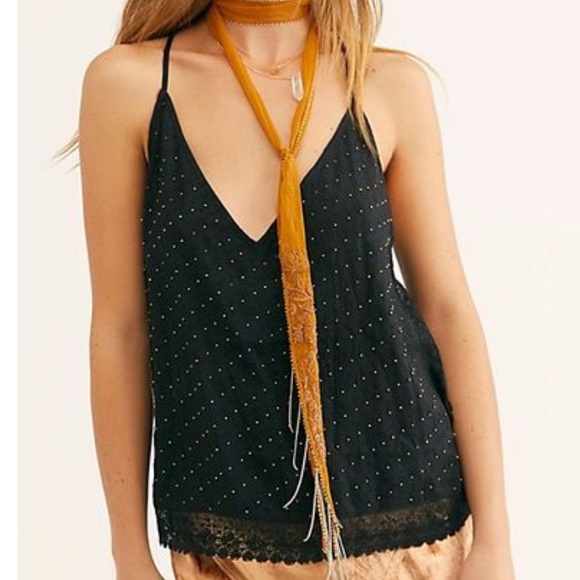 Free People Tops - NWT Free People | Bright Lights Cami | Black